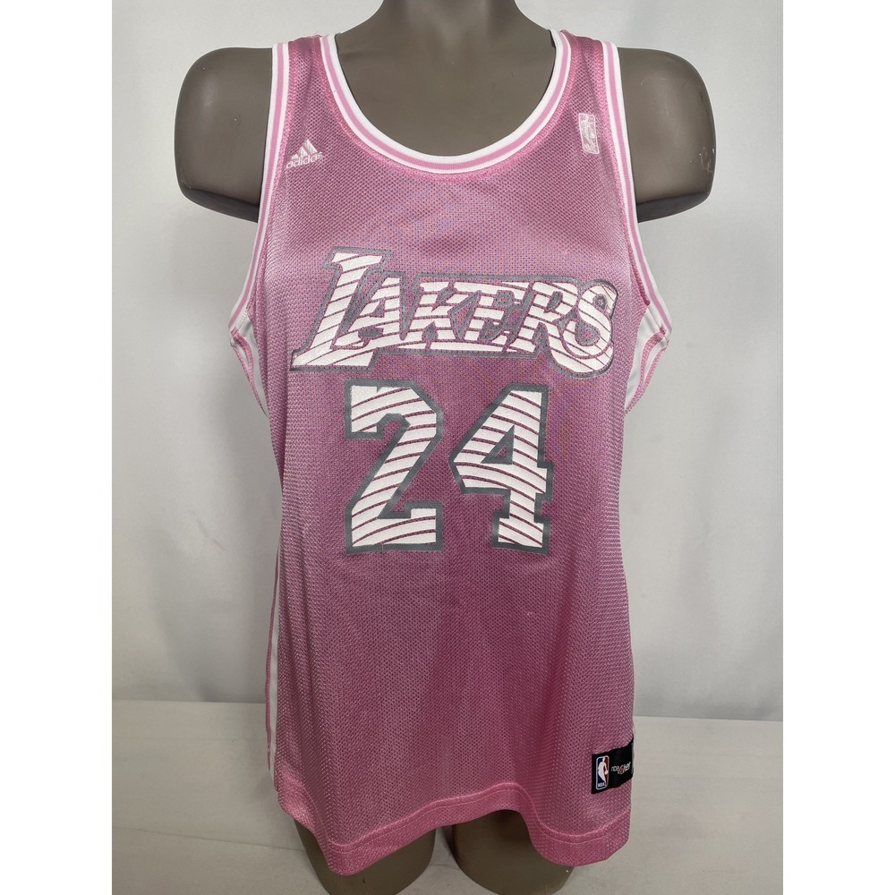 Kobe Bryant #24 Los Angeles Lakers adidas NBA 4Her Pink Jersey Women's XL